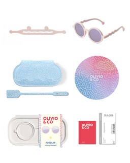 Foto 5 | Lentes De Sol Olivio & Co. Round Coral Blush Toddler 18 A 36 Meses