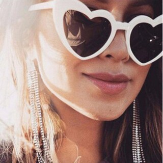 Foto 5 | Gafas De Sol Huoguo Retro Fashion En Forma De Corazón Uv400 Para Mujer - Venta Internacional.