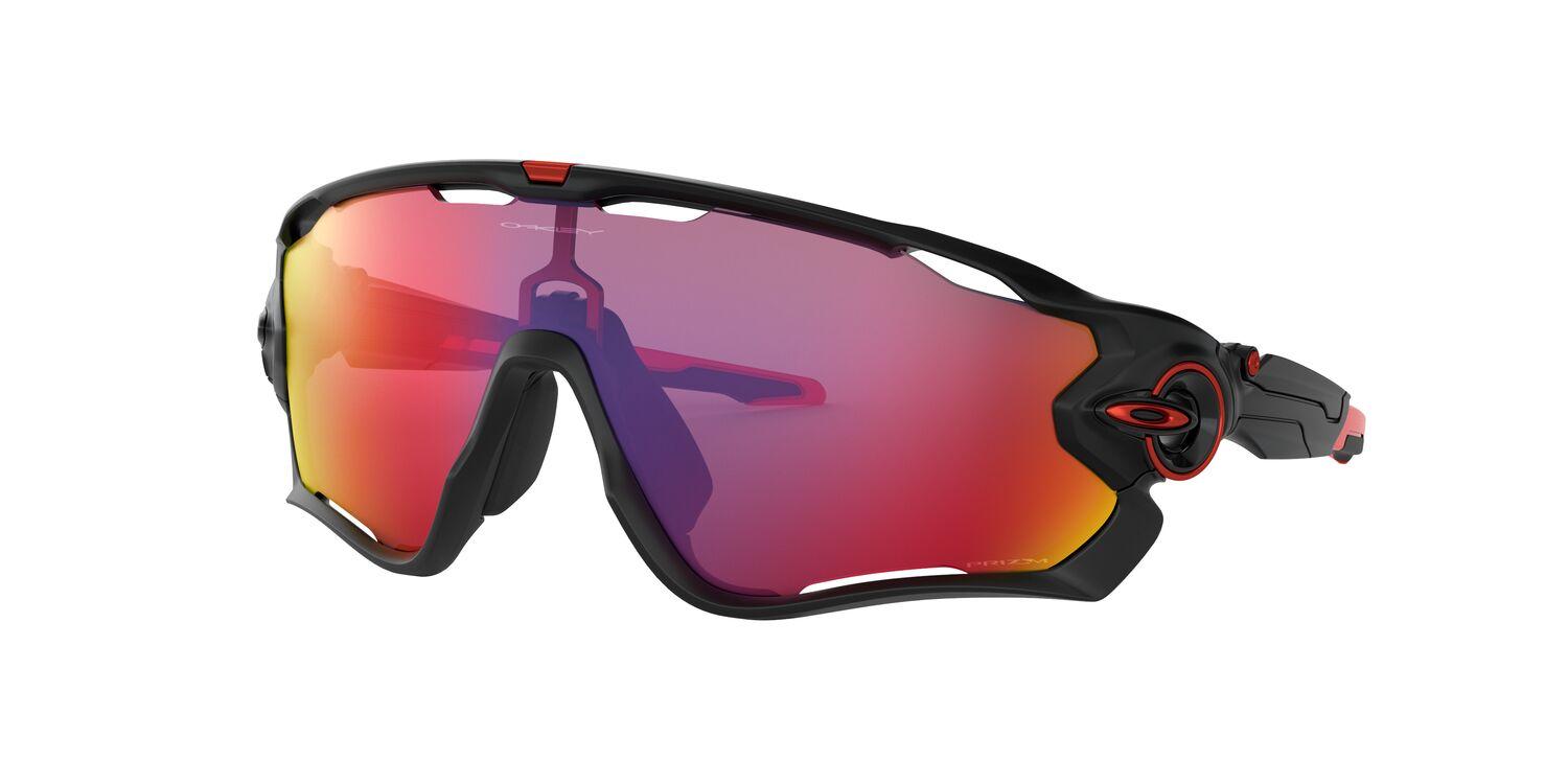 Foto 3 pulgar | Lentes de Sol Jawbreaker Matte Black Oakley color Rojo