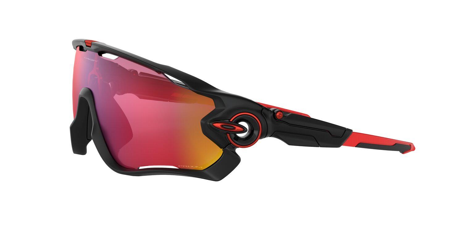 Foto 4 pulgar | Lentes de Sol Jawbreaker Matte Black Oakley color Rojo