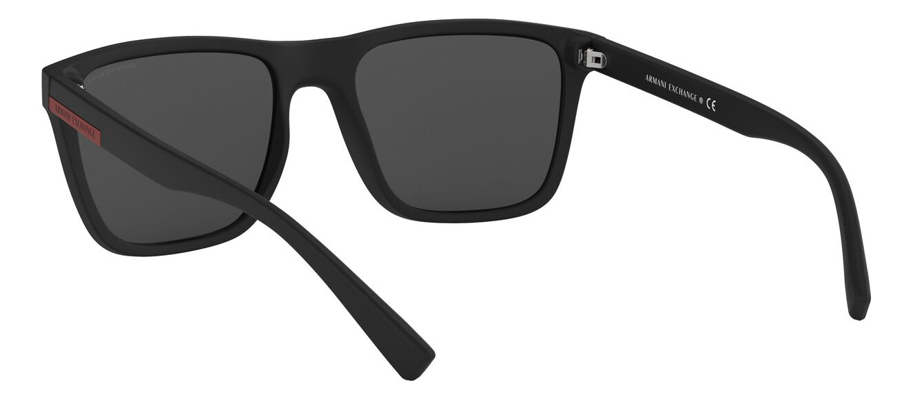 Foto 7 pulgar | Lentes de Sol Grey Mirror Armani Exchange color Gris