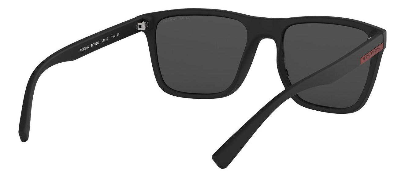 Foto 9 pulgar | Lentes de Sol Grey Mirror Armani Exchange color Gris