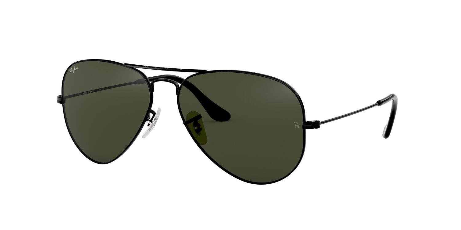 Foto 3 pulgar | Lentes de Sol Ray Ban Rb3025 L2823 Aviator Large Metal Negro