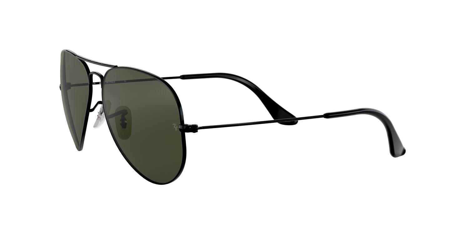 Foto 4 pulgar | Lentes de Sol Ray Ban Rb3025 L2823 Aviator Large Metal Negro