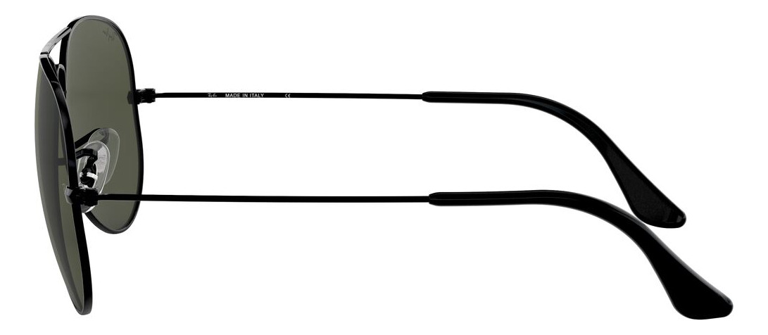 Foto 5 pulgar | Lentes De Sol Aviator Negro Ray-ban