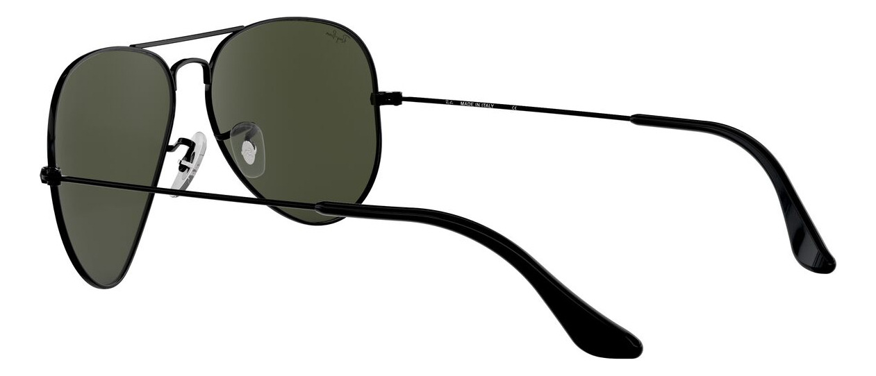 Foto 6 pulgar | Lentes De Sol Aviator Negro Ray-ban