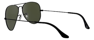 Foto 5 | Lentes De Sol Aviator Negro Ray-ban