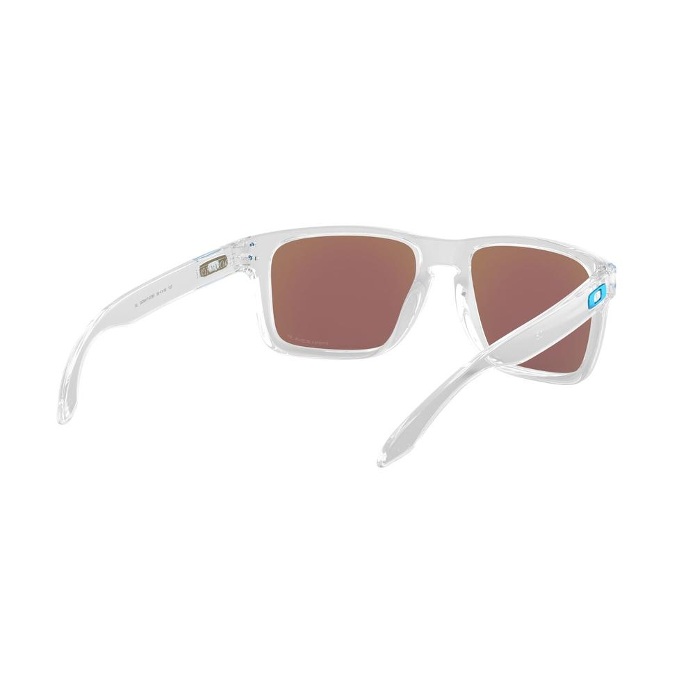 Foto 9 pulgar | Lentes De Sol color Celeste Oakley