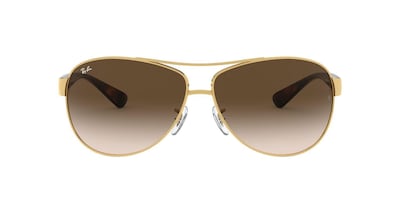 Foto 1 | Lentes de Sol Aviator Oversized Ray-Ban color Café