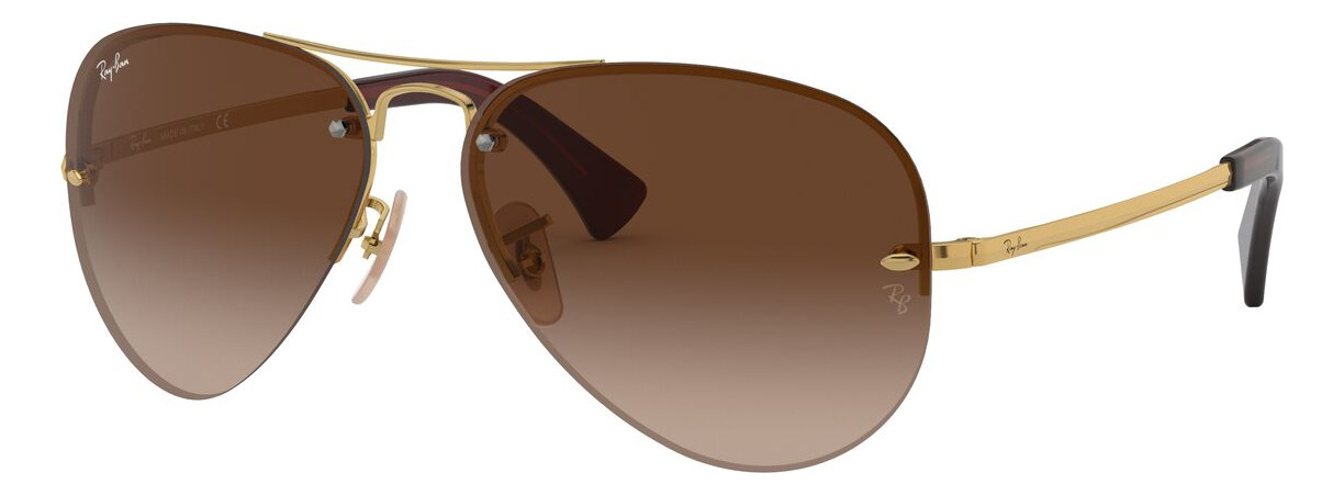 Foto 2 pulgar | Lentes de Sol Iconic Aviator Ray-ban color Marrón