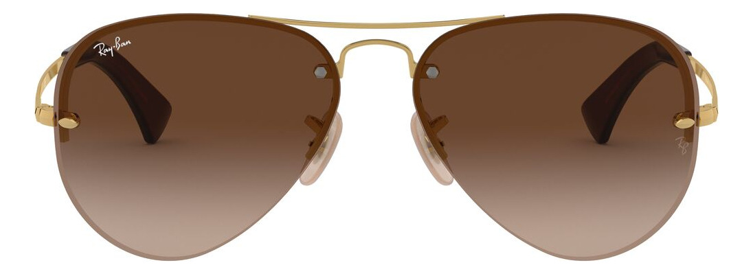 Foto 3 pulgar | Lentes de Sol Iconic Aviator Ray-ban color Marrón