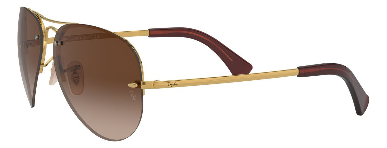 Foto 4 pulgar | Lentes de Sol Iconic Aviator Ray-ban color Marrón