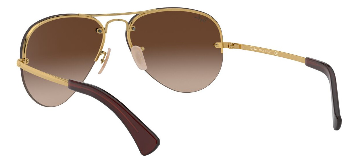 Foto 7 pulgar | Lentes de Sol Iconic Aviator Ray-ban color Marrón