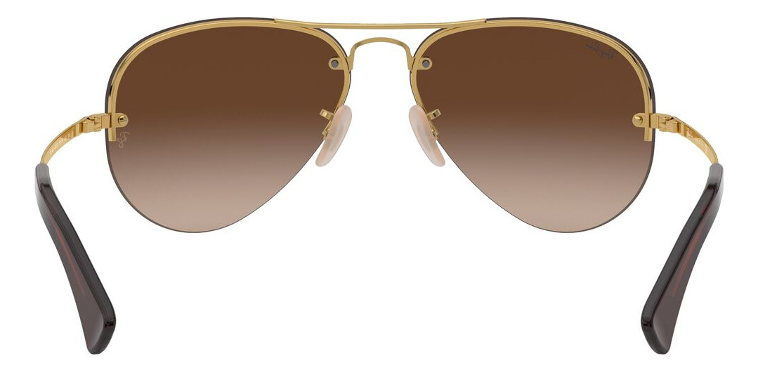 Foto 8 pulgar | Lentes de Sol Iconic Aviator Ray-ban color Marrón