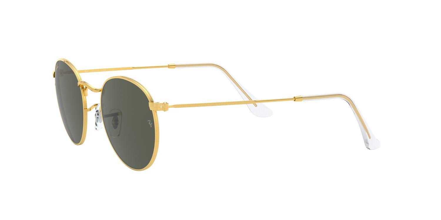 Foto 4 pulgar | Lentes De Sol Round Metal Dorado Ray-ban