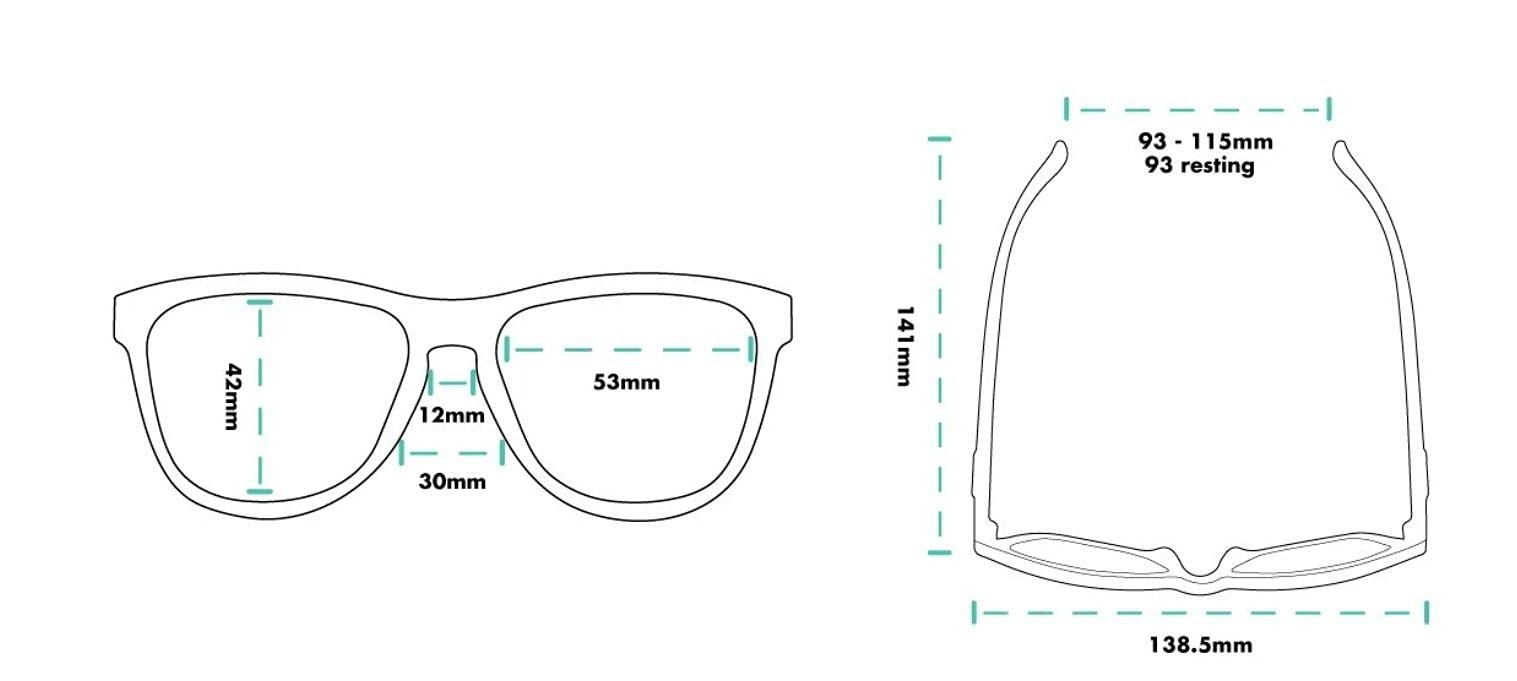 Foto 8 pulgar | Venta Internacional - Gafas De Sol Goodr Vincent's Absinthe Night Terrors Polariza