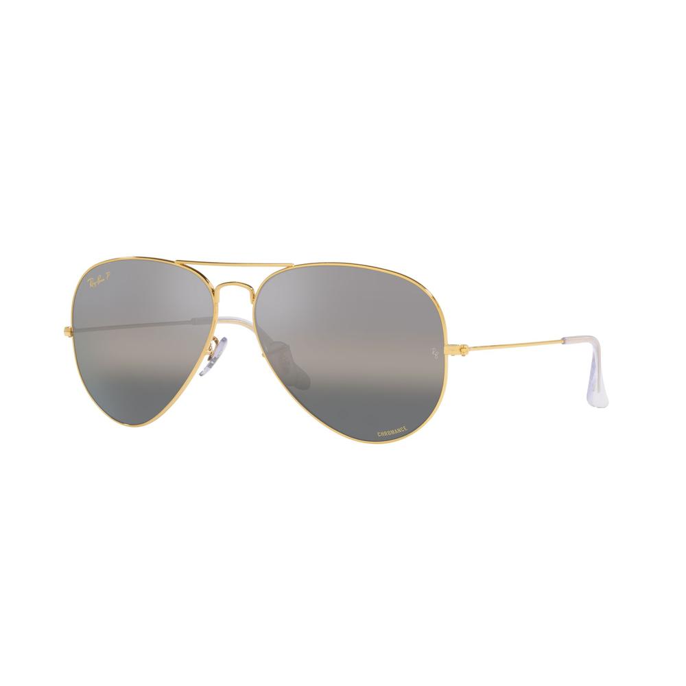Foto 3 pulgar | Lentes de Sol Ray-Ban Rb3025 Aviator Chromance Plateado