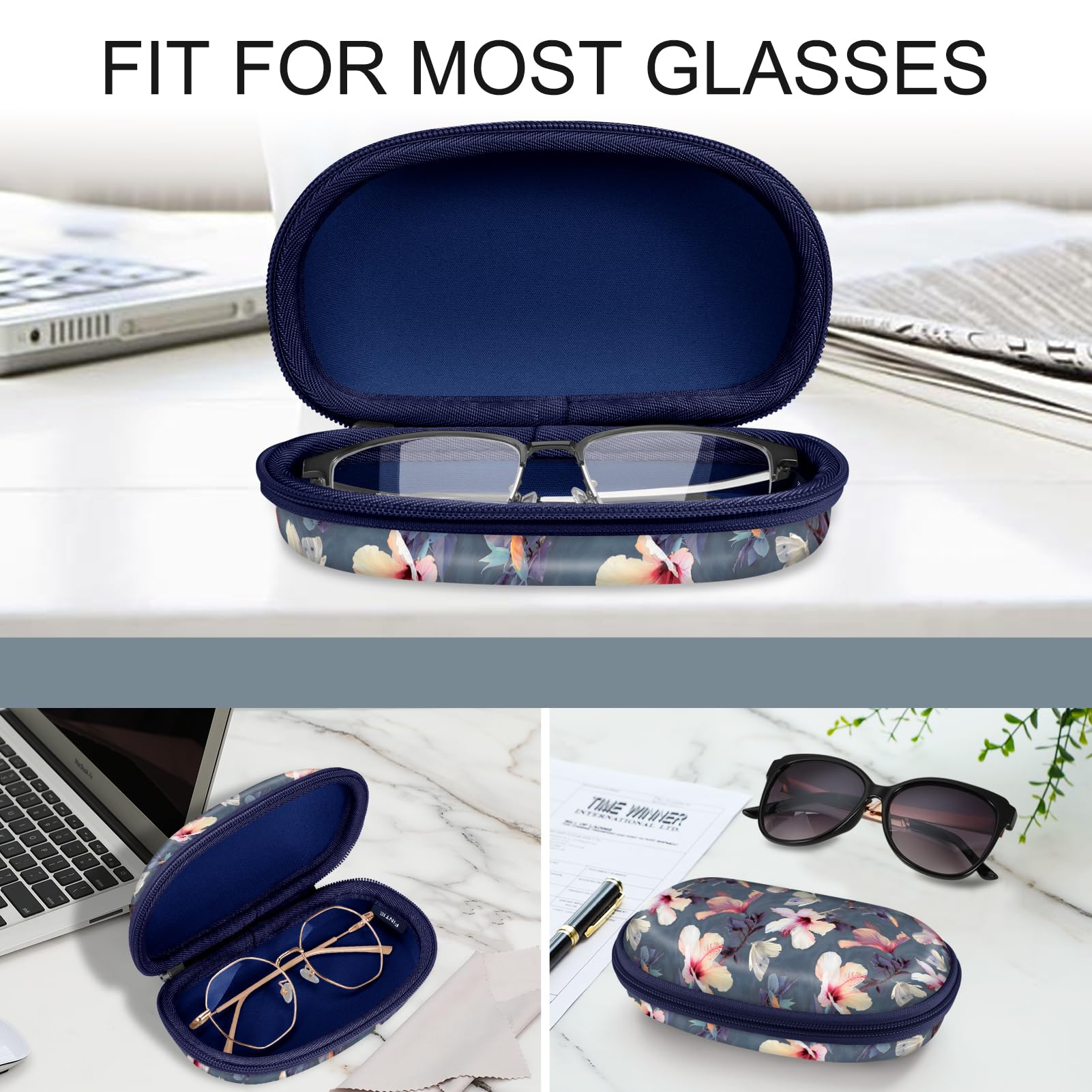 Foto 7 | Funda Para Gafas De Sol Fintie Hard Shell A Prueba De Golpes Con Mosquetón - Venta Internacional