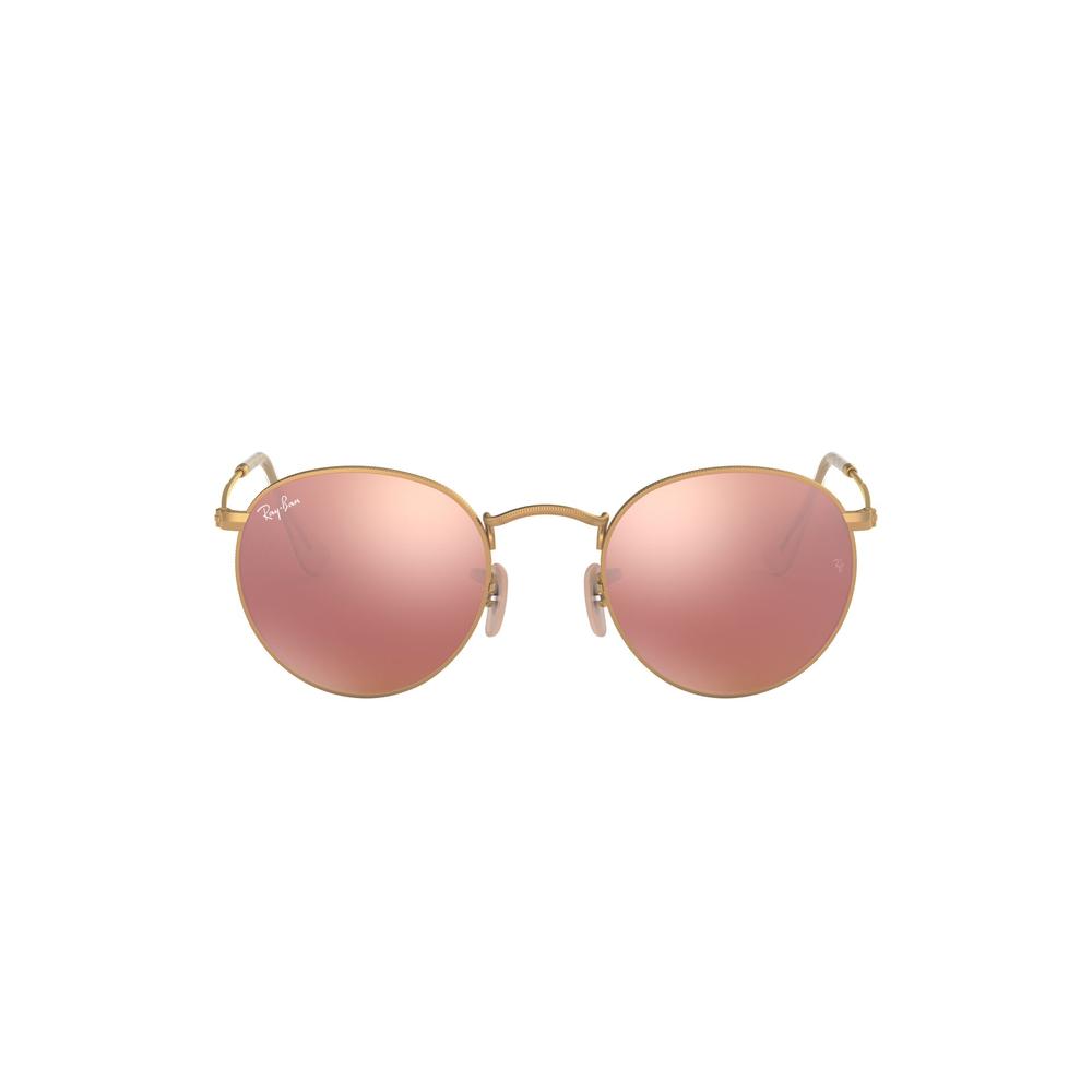 Lentes de Sol Ray-Ban Rb3447 Round Metal Marrón