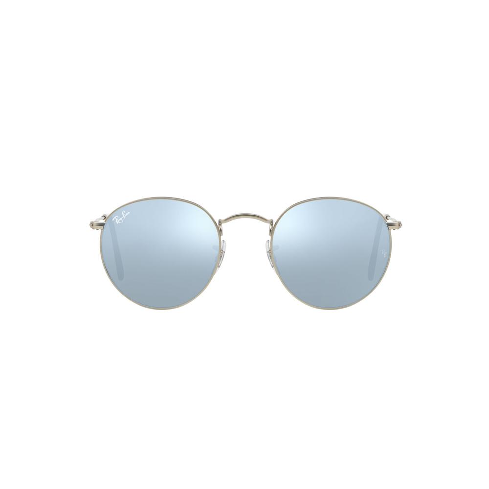 Foto 2 pulgar | Lentes de Sol Ray-Ban Rb3447 Round Metal Plateado Flash