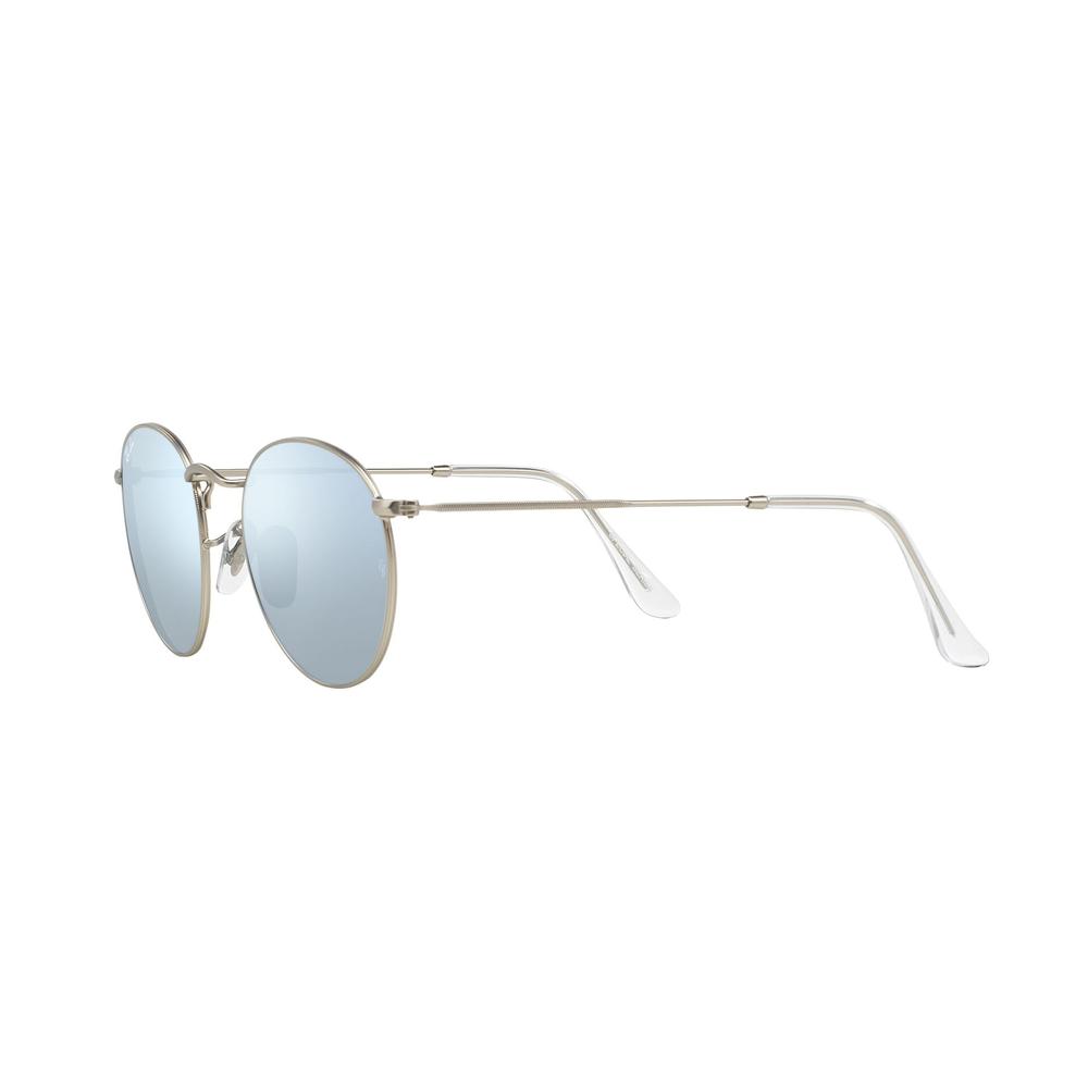 Foto 4 pulgar | Lentes de Sol Ray-Ban Rb3447 Round Metal Plateado Flash