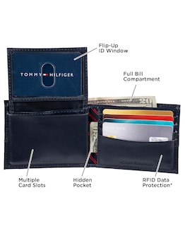 Foto 6 | Cartera Tommy Hilfiger de Piel para Hombre - Venta Internacional