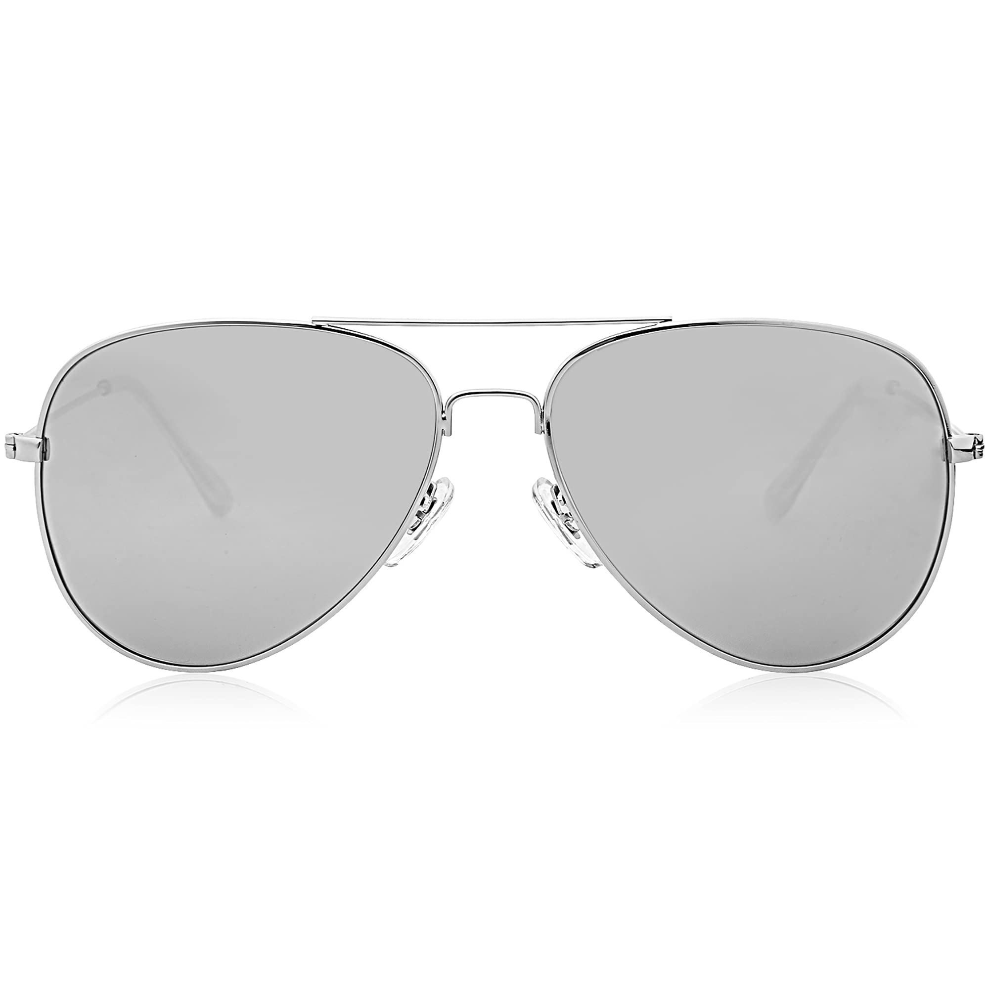 Gafas De Sol Sojos Classic Aviator Polarizadas Plata/plateada Sj1054 - Venta Internacional.