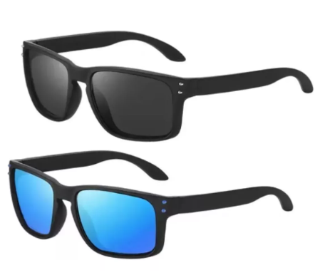 Foto 4 pulgar | 2 Piezas Gafas De Sol Wün Polarizados Para Hombre Protección Uv Color Negro Color De La Lente Blue/black Colo