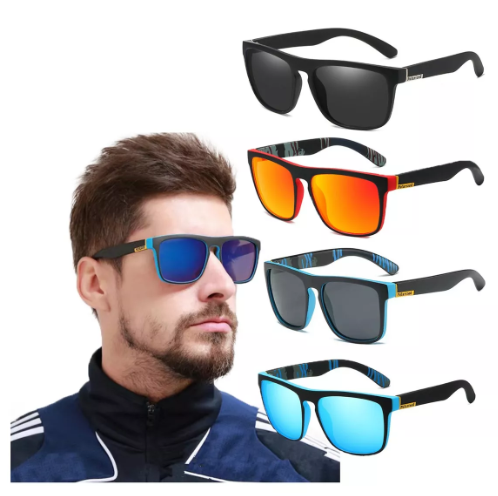 Lentes de Sol Wünd Deportivos Polarizados Anti-UV para Hombre 4 Piezas