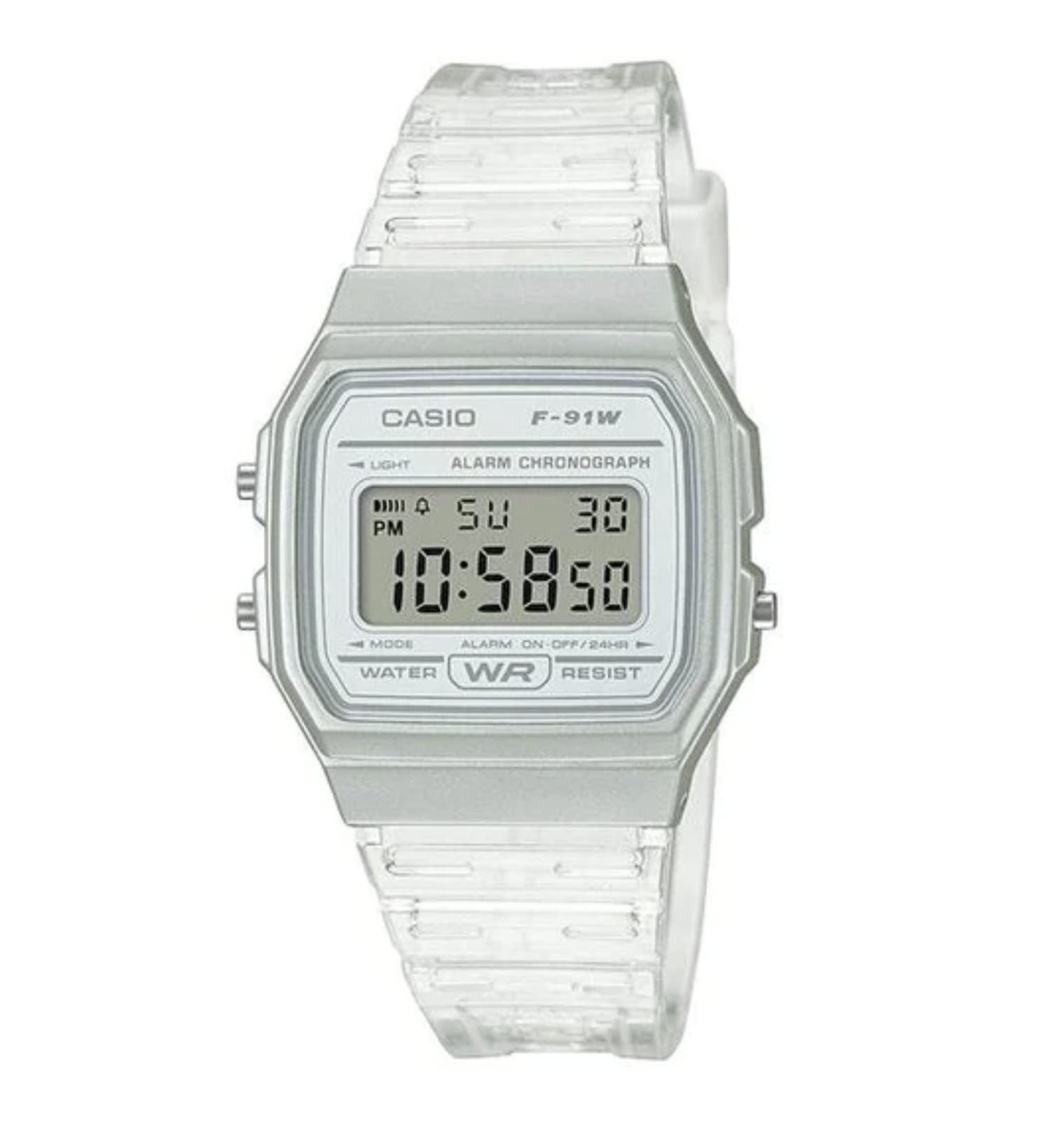 Foto 2 pulgar | Reloj Casio Quartz F-91ws-7cf Resistente Al Agua Con Luz Led - Venta Internacional.