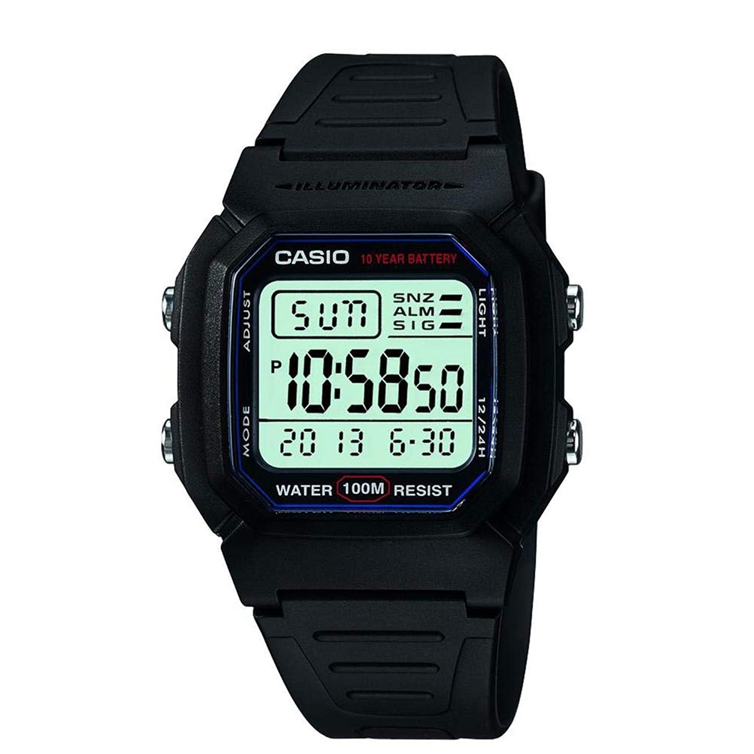 Foto 2 pulgar | Reloj Casio Classic W800h-1av, Correa Deportiva De Resina Negra Para Hombre - Venta Internacional.