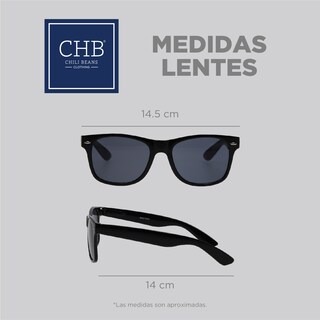 Foto 6 | Lentes de Sol Chb Chili Beans Clothing Co Len Cyclone Gris para Hombre
