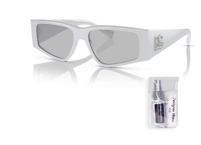 Foto 2 | Gafas de Sol Dolce & Gabbana Dg4453 341887 Gris Claro Para Hombre 55 Mm - Venta Internacional