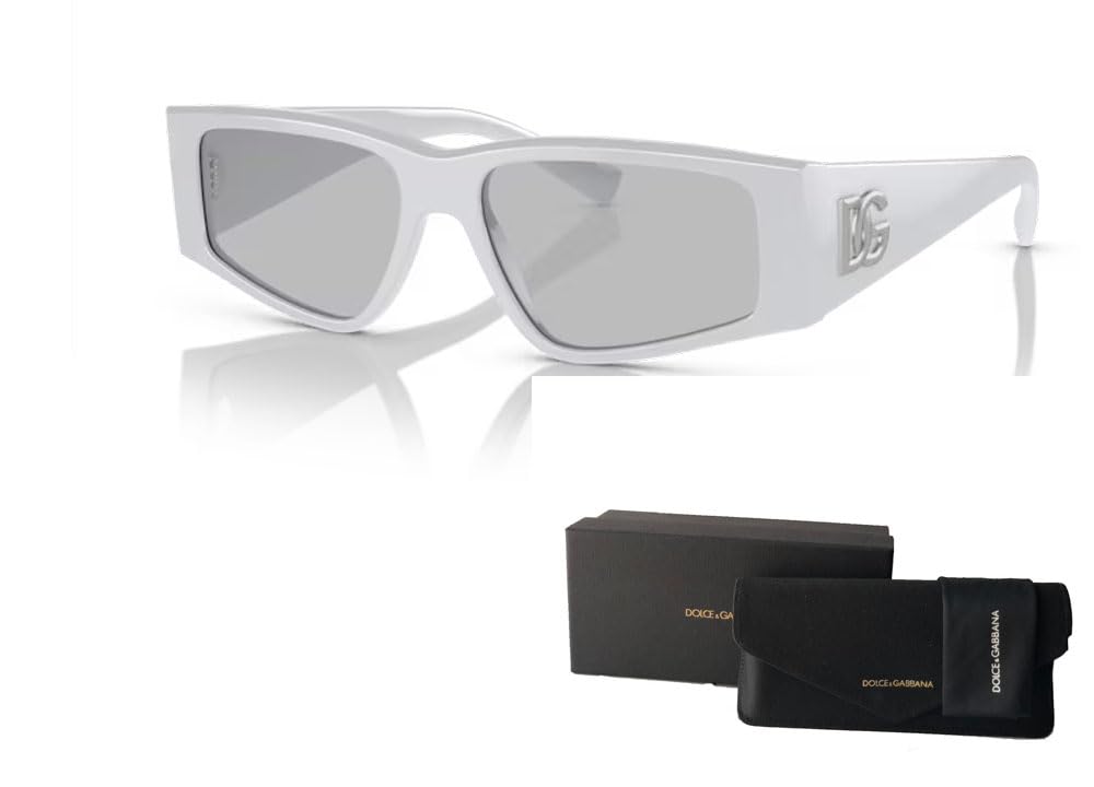 Foto 3 | Gafas de Sol Dolce & Gabbana Dg4453 341887 Gris Claro Para Hombre 55 Mm - Venta Internacional