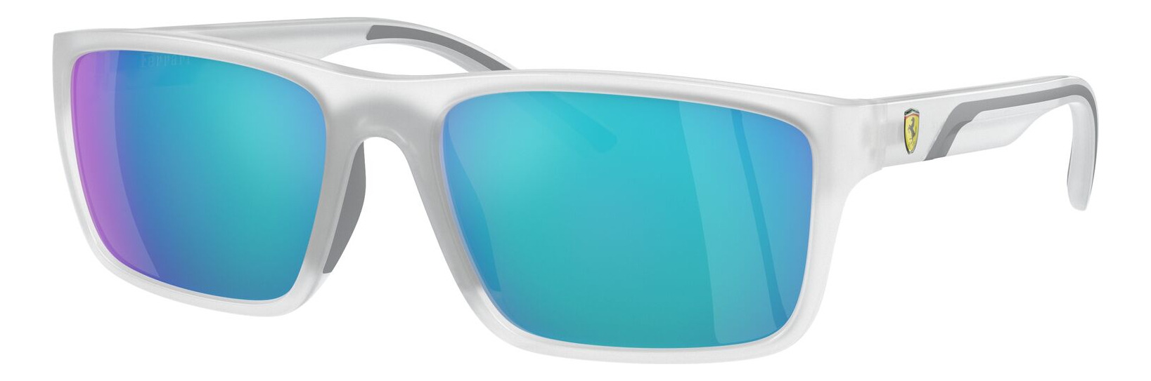 Lentes De Sol Fz6003u Azul Espejo Violeta Ferrari Scuderia