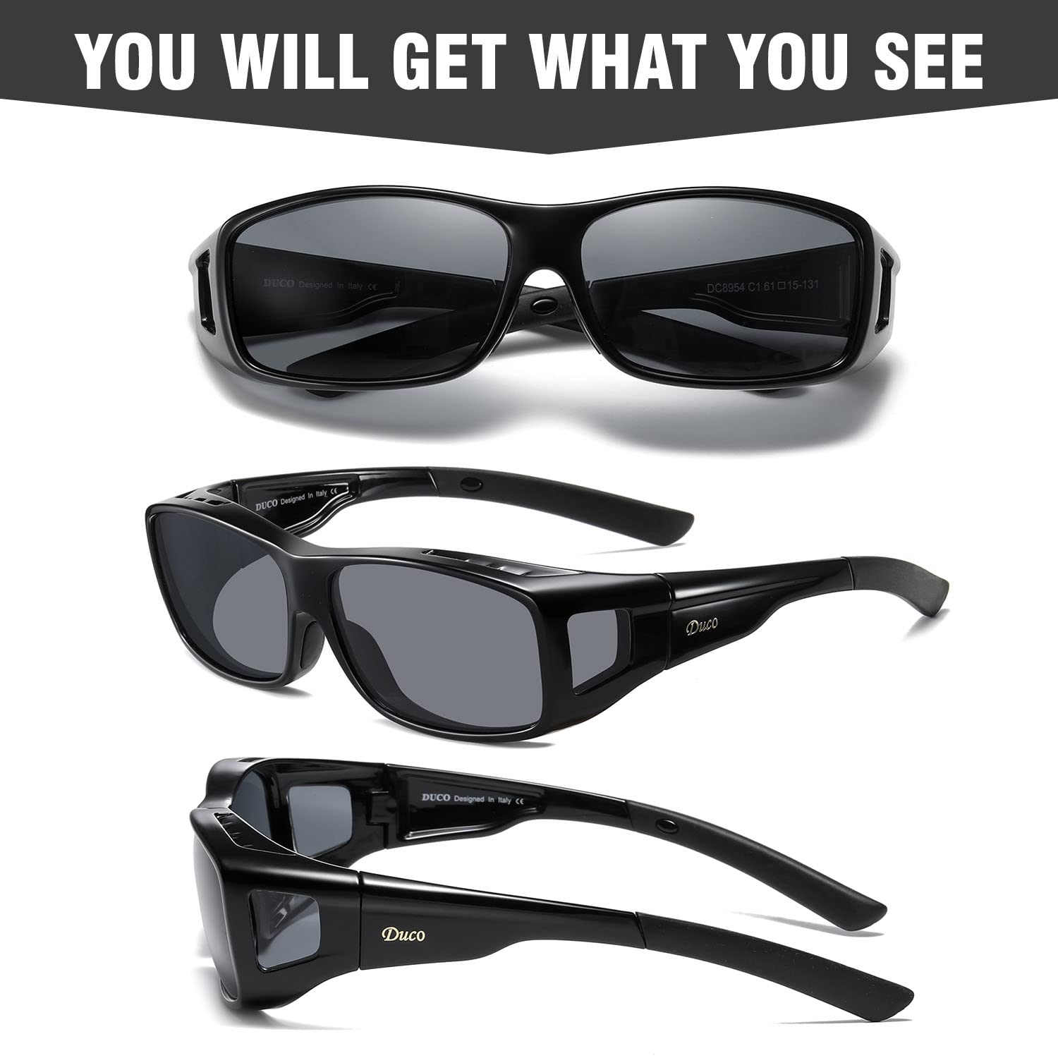 Foto 4 pulgar | Gafas De Sol Fitover Duco 8953 Polarizadas Uv400 Para Hombre Y Mujer - Venta Internacional.