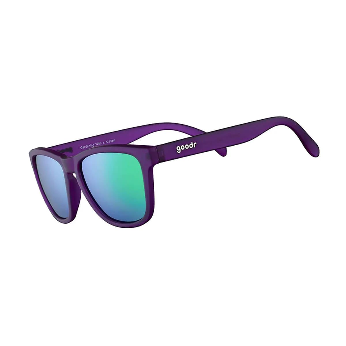 Foto 1 | Gafas De Sol Goodr Running Purple Con Lentes Moradas Y Verde Azulado - Venta Internacional.