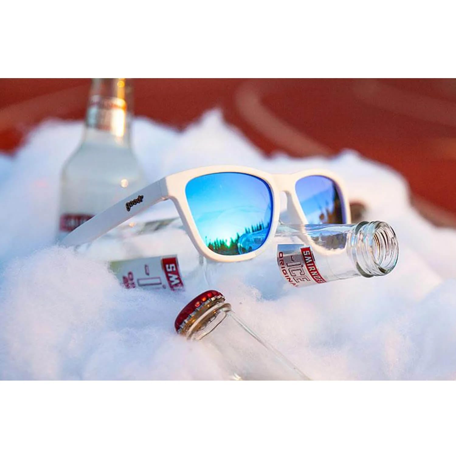 Foto 5 pulgar | Gafas De Sol Goodr Running Purple Con Lentes Moradas Y Verde Azulado - Venta Internacional.