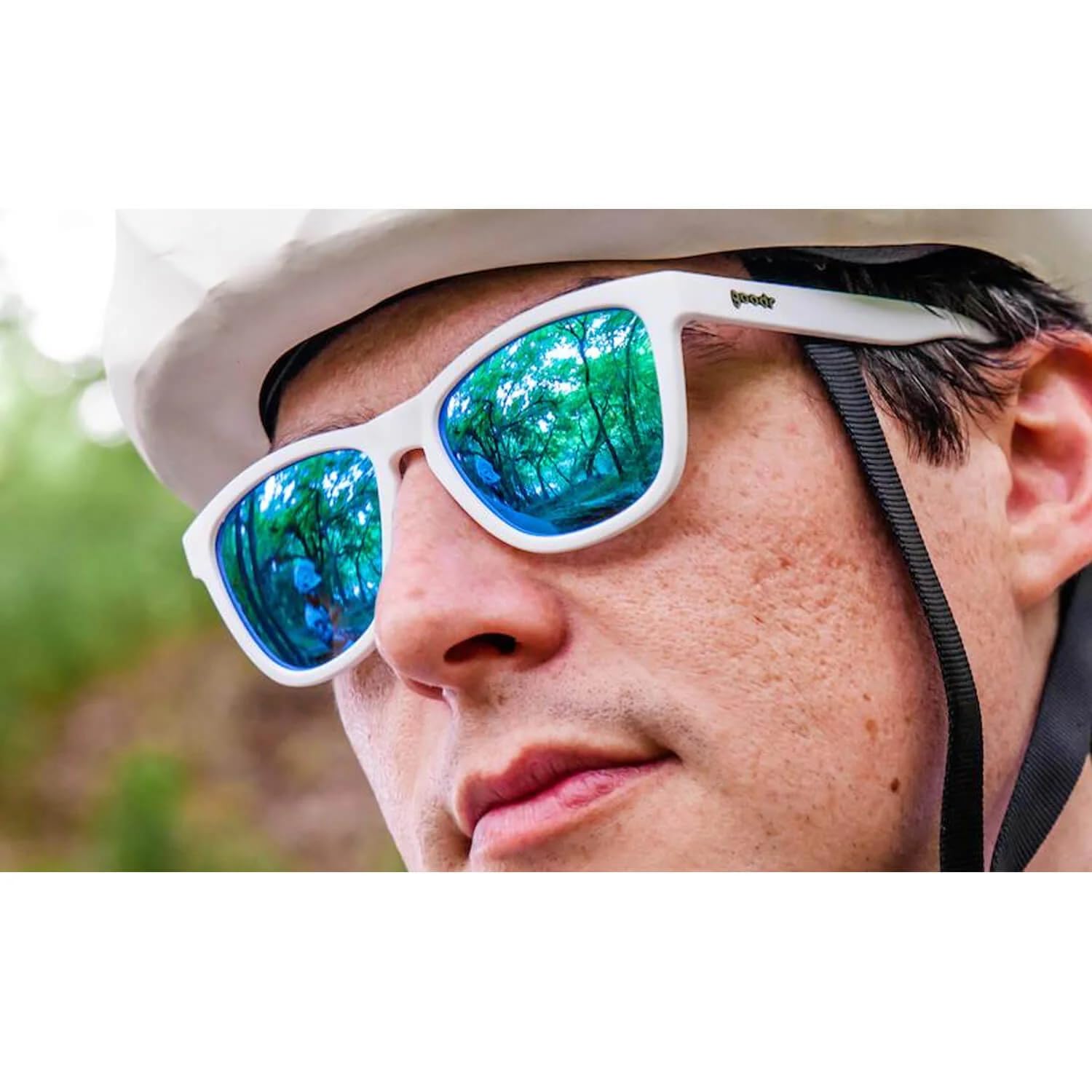 Foto 6 pulgar | Gafas De Sol Goodr Running Purple Con Lentes Moradas Y Verde Azulado - Venta Internacional.