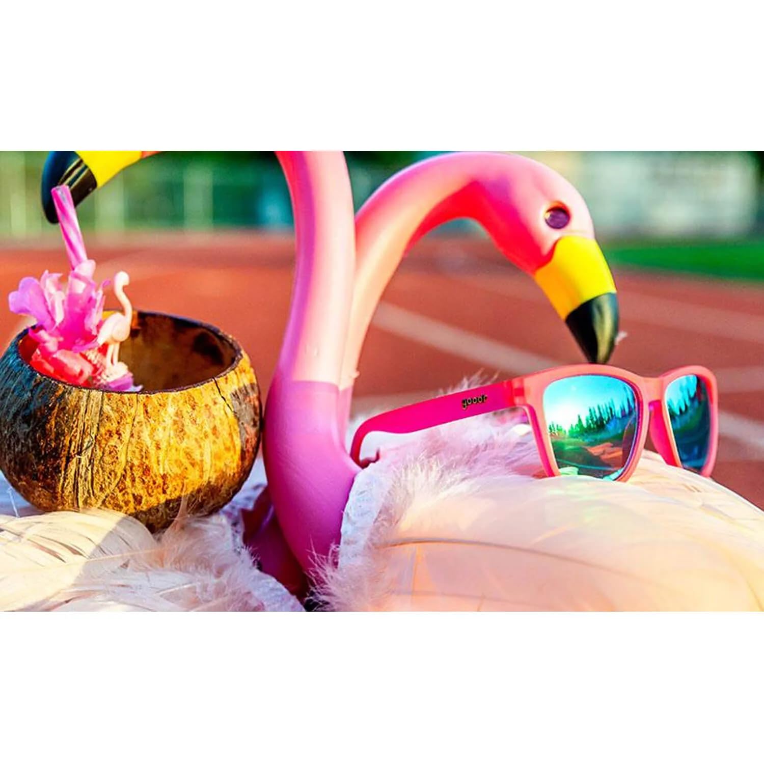 Foto 6 | Gafas De Sol Goodr Running Purple Con Lentes Moradas Y Verde Azulado - Venta Internacional.