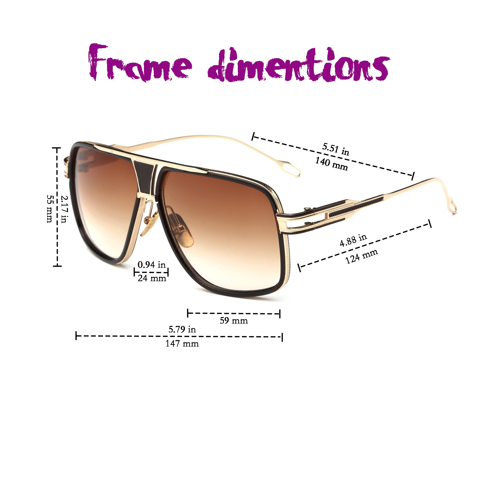 Foto 6 pulgar | Gafas De Sol Gobiger Aviator Goggle Con Protección 100% Uv Para Hombre - Venta Internacional.