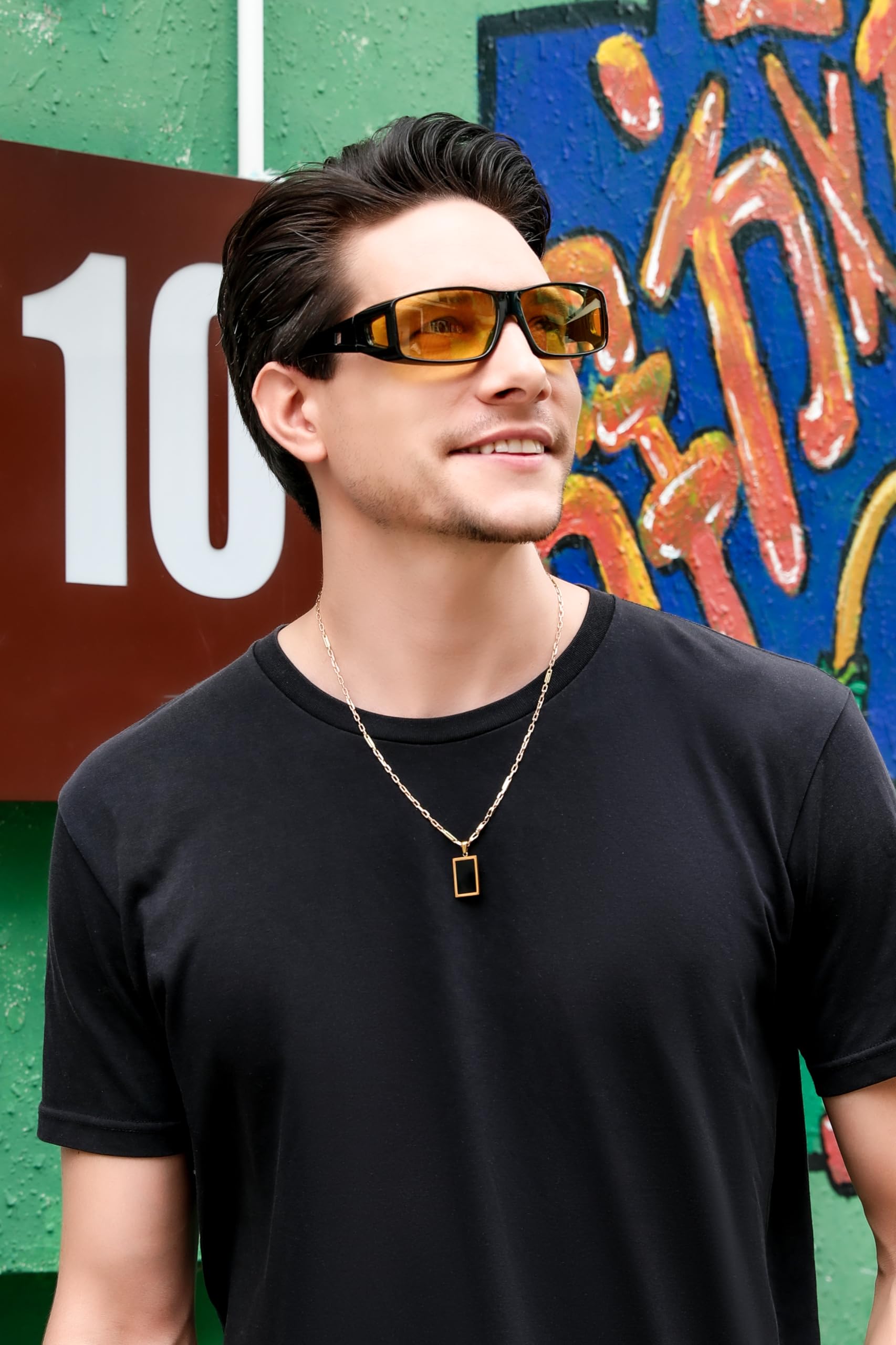 Foto 4 pulgar | Gafas De Conducción Nocturna Feisedy B2593 Con Lente Amarilla Polarizada - Venta Internacional.