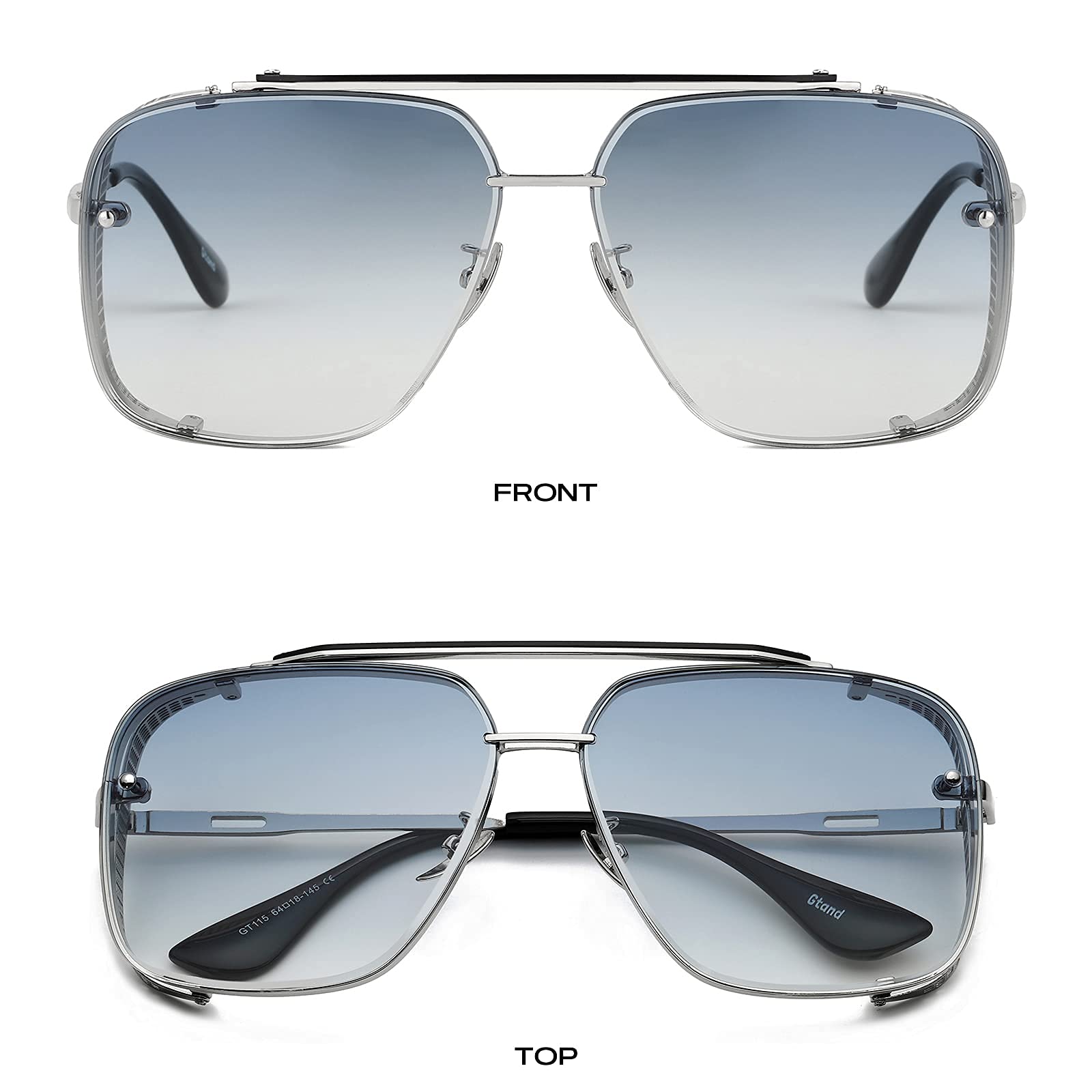 Foto 4 pulgar | Gafas de Sol Gtand Grand Fashion Estilo Aviador para Hombre - Venta Internacional