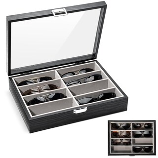 Foto 1 | Organizador De Gafas De Sol Procase De Madera Para Hombre Y Mujer - Venta Internacional.