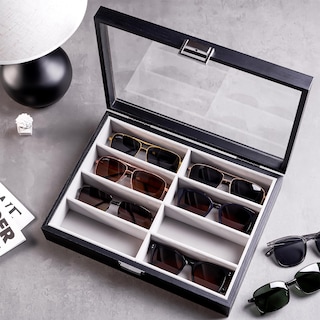 Foto 2 | Organizador De Gafas De Sol Procase De Madera Para Hombre Y Mujer - Venta Internacional.