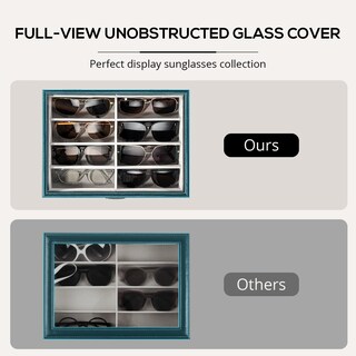 Foto 3 | Organizador De Gafas De Sol Procase De Madera Para Hombre Y Mujer - Venta Internacional.
