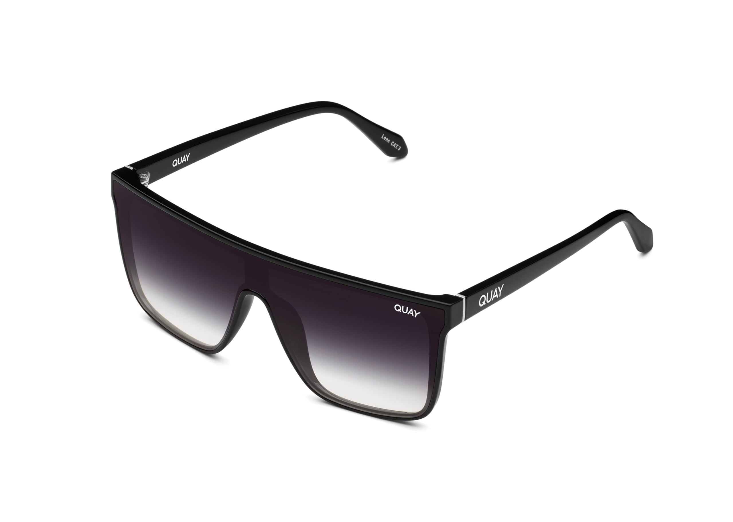 Foto 3 pulgar | Gafas De Sol Quay Nightfall Medium Shield Con Lentes Uv Negras - Venta Internacional.
