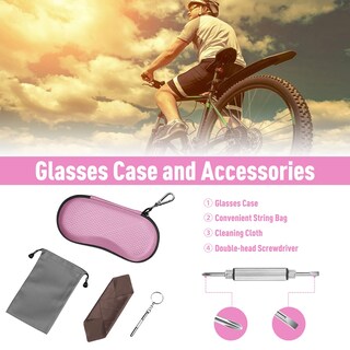 Foto 2 | Funda Para Gafas De Sol Fintie Hard Eva Shell A Prueba De Golpes, Rosa - Venta Internacional.