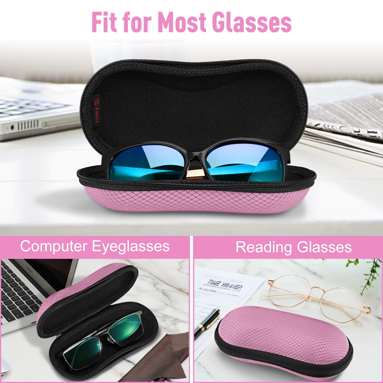 Foto 5 | Funda Para Gafas De Sol Fintie Hard Eva Shell A Prueba De Golpes, Rosa - Venta Internacional.