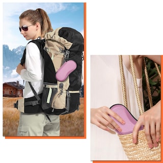 Foto 7 | Funda Para Gafas De Sol Fintie Hard Eva Shell A Prueba De Golpes, Rosa - Venta Internacional.